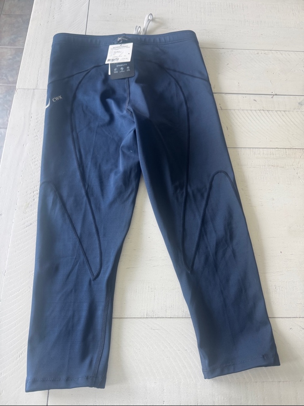 CW-X True Navy Performance Crop Tights